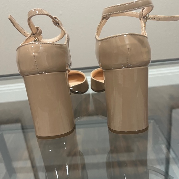 Andrea Gomez Gioia Nude Ankle Strap Heels - Picture 5 of 6